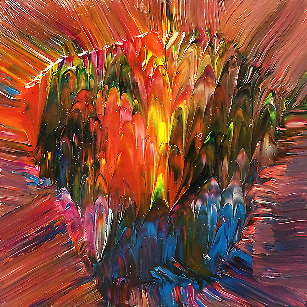 Bilderzyklus Lebenslinien <br /> Werk 016 - Nr. FT 0060-016 von Franco Thamér | Bilderzyklus Lebenslinien bei Art-Everett.com