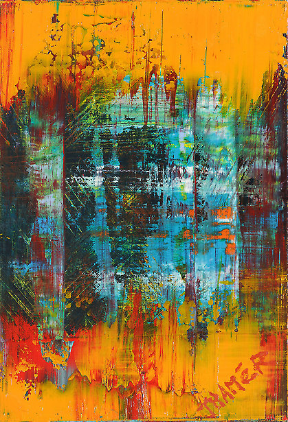 Das Auge der Seele <br /> ist die Fantasie <br /> Dreierserie No 034-035-<strong>036</strong> - Nr. FT ASF 0036 von Franco Thamér | Das Auge der Seele ist die Fantasie bei Art-Everett.com