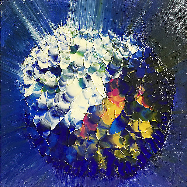 Bilderzyklus Lebenslinien <br /> Werk 021 - Nr. FT 0060-021 von Franco Thamér | Bilderzyklus Lebenslinien bei Art-Everett.com