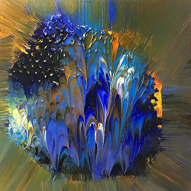 Bilderzyklus Lebenslinien <br /> Werk 007 - Nr. FT 0060-007 von Franco Thamér | Bilderzyklus Lebenslinien bei Art-Everett.com