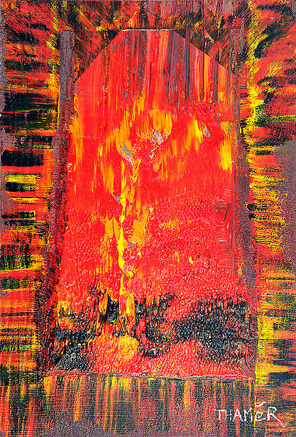 Feuerlauf - Nr. FT 0063 von Franco Thamér | Werkschau 2015 bei Art-Everett.com