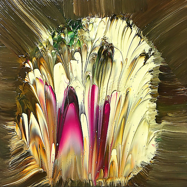 Bilderzyklus Lebenslinien <br /> Werk 050 - Nr. FT 0060-050 von Franco Thamér | Bilderzyklus Lebenslinien bei Art-Everett.com